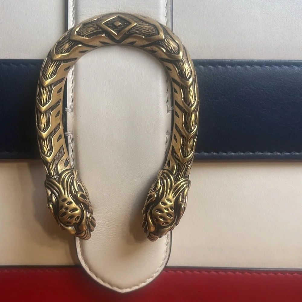 Gucci Dionysus Bamboo White with red and blue stripe - Picture 2 of 4